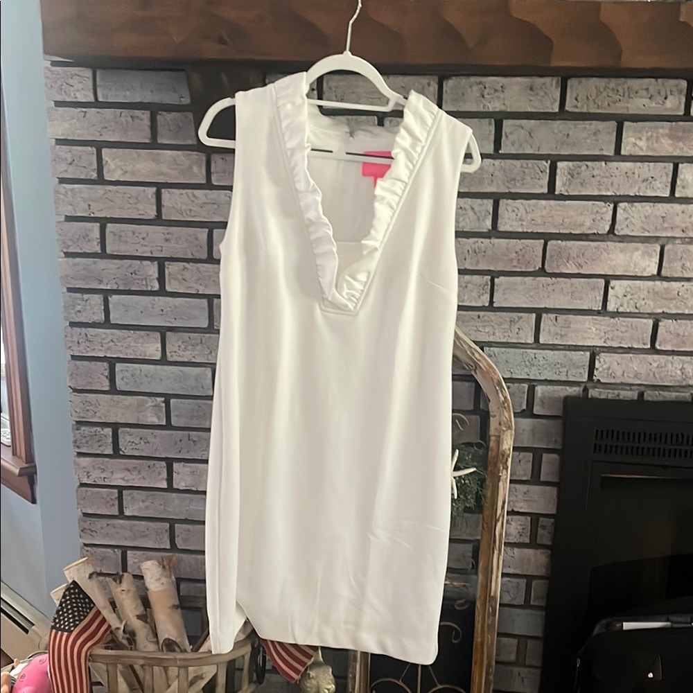 Lilly Pulitzer White Sleeveless Dress